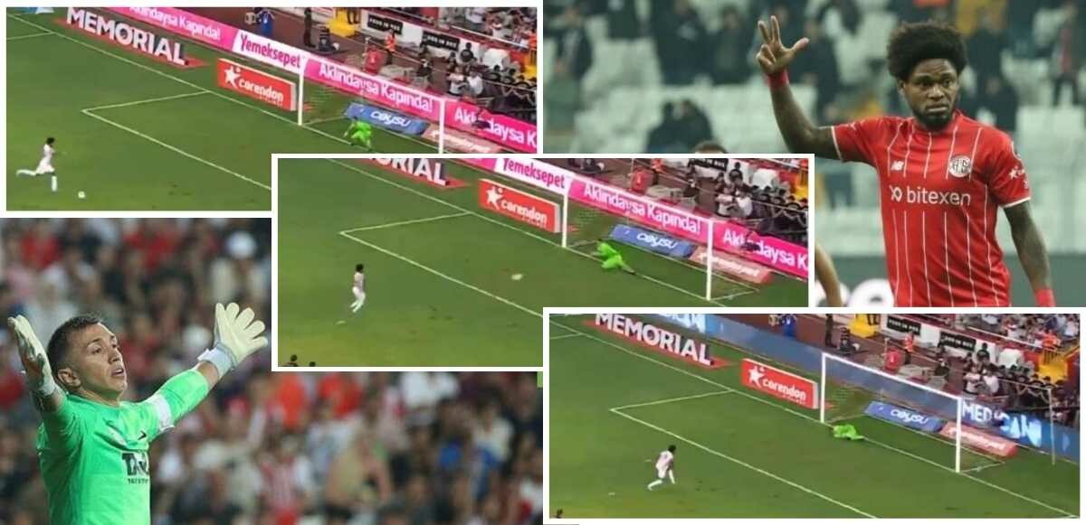 Antalyasporlu Luiz Adriano&#039;nun Galatasaray&#039;a karşı kaçırdığı penaltı sosyal medyada gündem oldu
