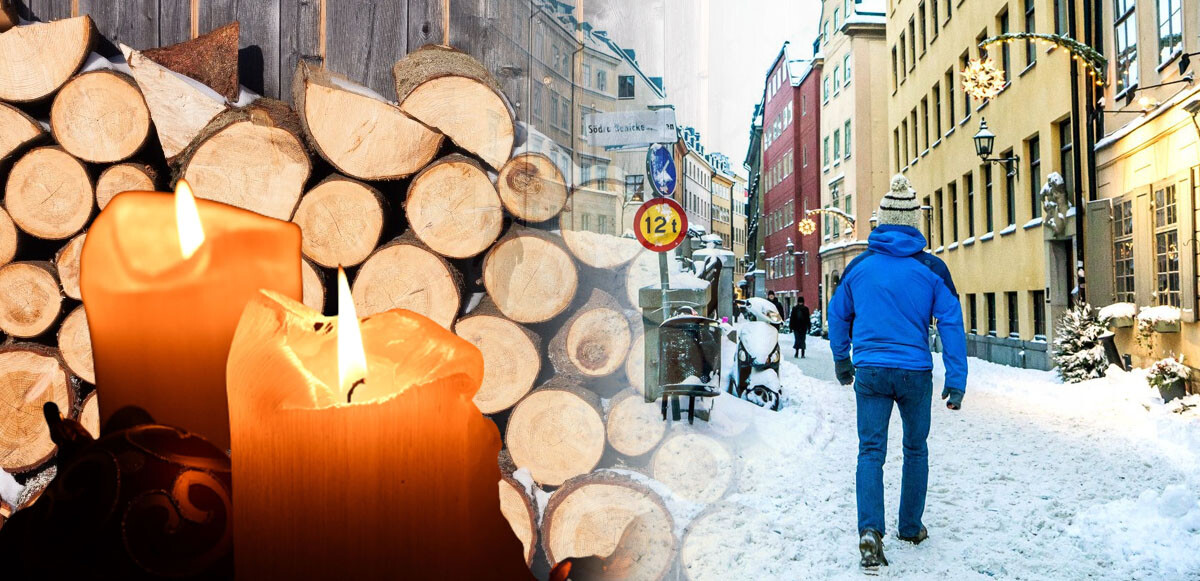 Enerji krizinin vurduğu İsveç&#039;te acil durum ilan edildi: Şimdiden odun ve mum stoku yapın
