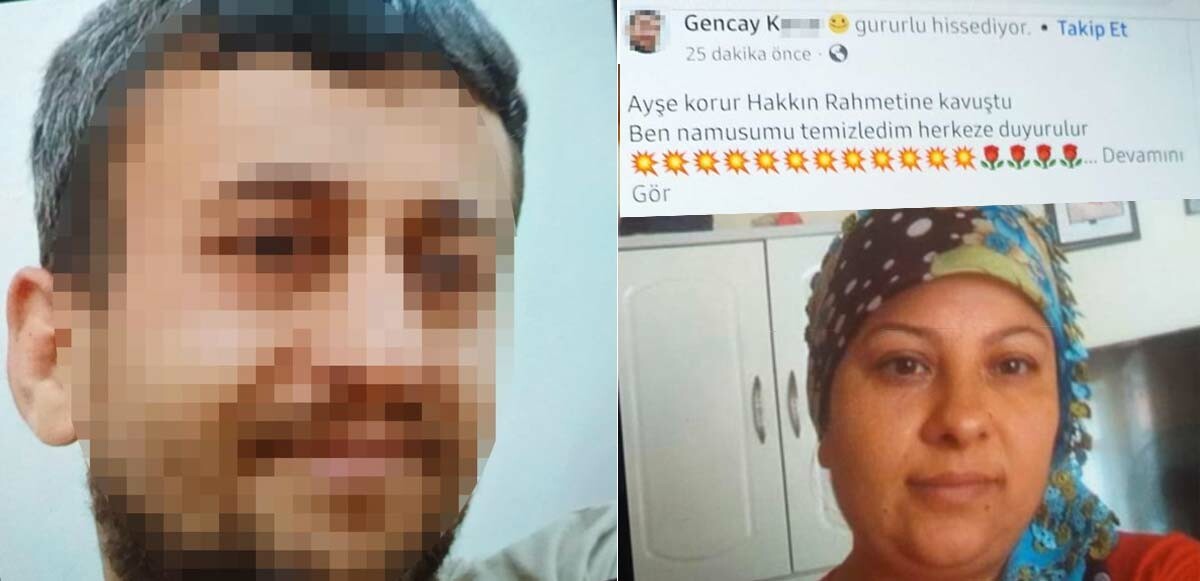 Eşini öldüren katil kocadan arsız paylaşım: Gururlu hissediyor!