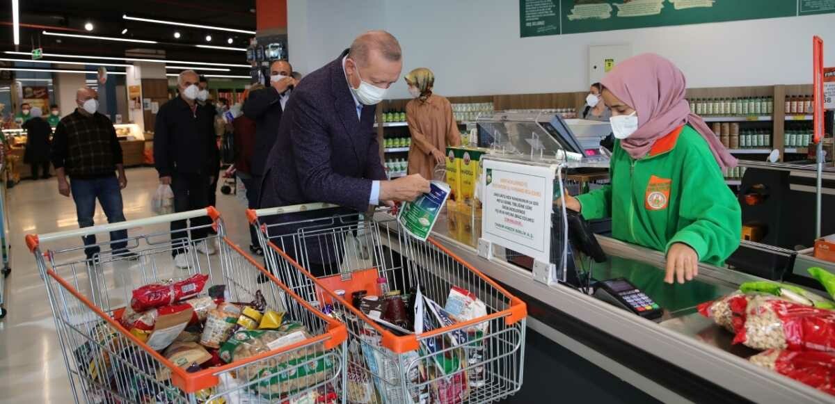 Son dakika! Cumhurbaşkanı Erdoğan&#039;dan &#039;zincir market&#039; mesajı! Fiyatlar Tarım Kredi Kooperatifleri&#039;ne göre ayarlanacak