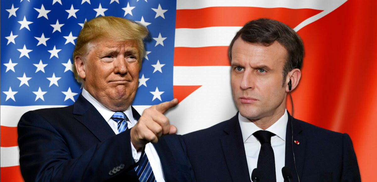 Donald Trump Casusluk Yasası&#039;nı ihlal etmiş olabilir! Macron&#039;a ait gizli dosyalar evinden çıktı