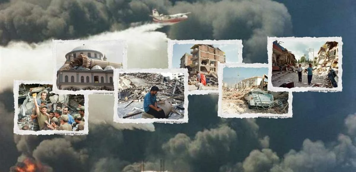 45 saniye süren felaket! İşte fotoğraflarla 17 Ağustos 1999 Marmara Depremi...