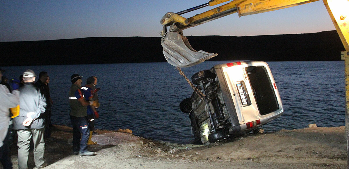 Baraja düşen araçtan acı haber! 7 saat sonra cesedi çıkartıldı