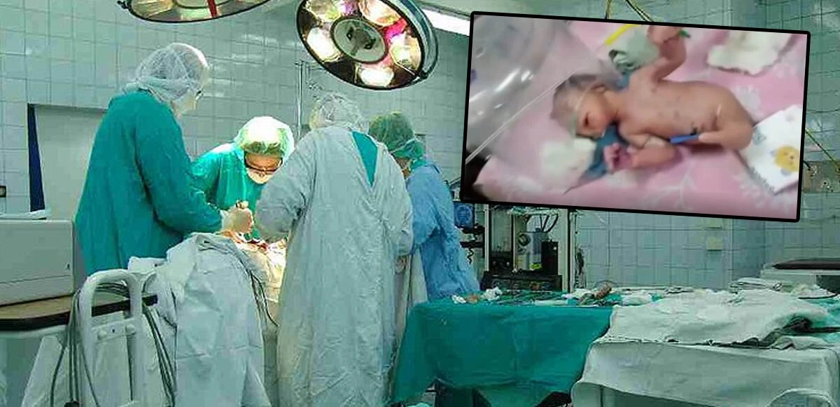 Yeni doğan bebeği gören doktorlar dehşete düştü: Aileye haber vermeden önce...