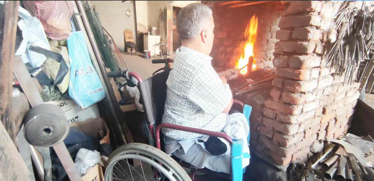 Depremde bebekken bacaklarını kaybetti, yaşama azmiyle herkesi şaşırttı