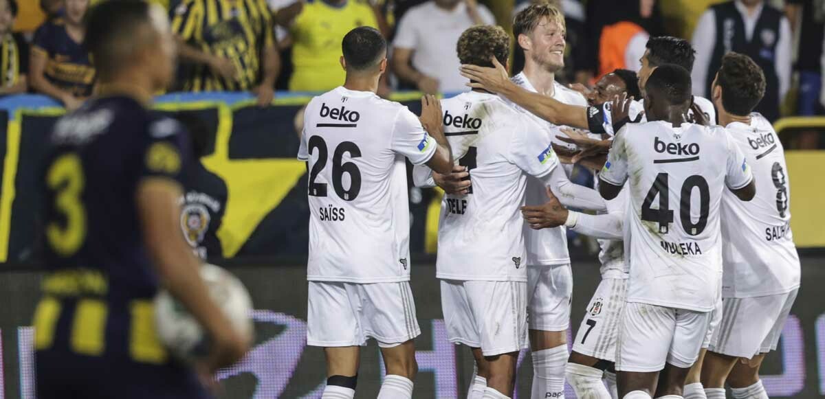 Gol düellosunda kazanan Kartal oldu! Maç sonucu: Ankaragücü 2-3 Beşiktaş