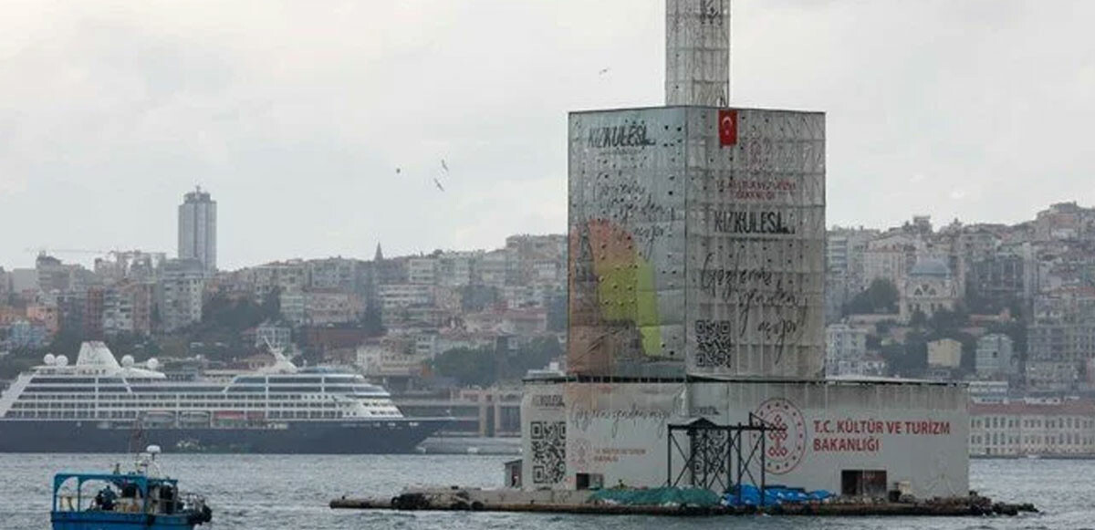 Yıkıldığı iddia edilen Kız Kulesi&#039;nden yeni detay: Altı aşınmış, olası bir depremde yıkılırdı