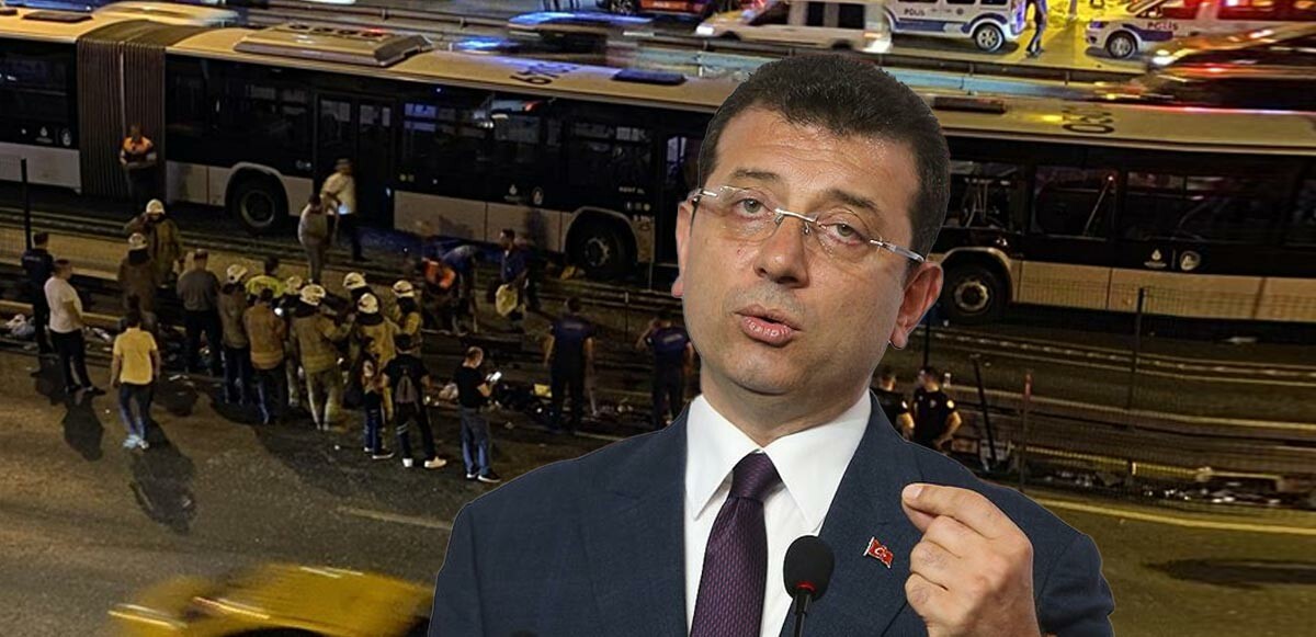 İBB Başkanı Ekrem İmamoğlu, metrobüs kazası nedeniyle özür diledi