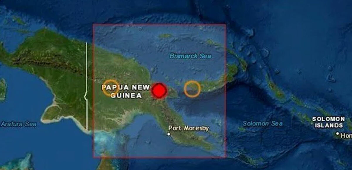 Son dakika: Papua Yeni Gine’de şiddetli deprem! 7,6 ile sallandı