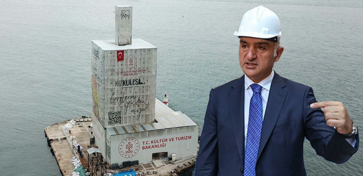 Bakan Ersoy Kız Kulesi tartışmalarına noktayı koydu: Hortum çıksa alıp götürürdü