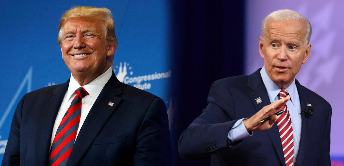 Eski başkan Donald Trump ABD Başkanı Joe Biden&#039;ı tiye aldı! Gerçek bambaşka çıktı