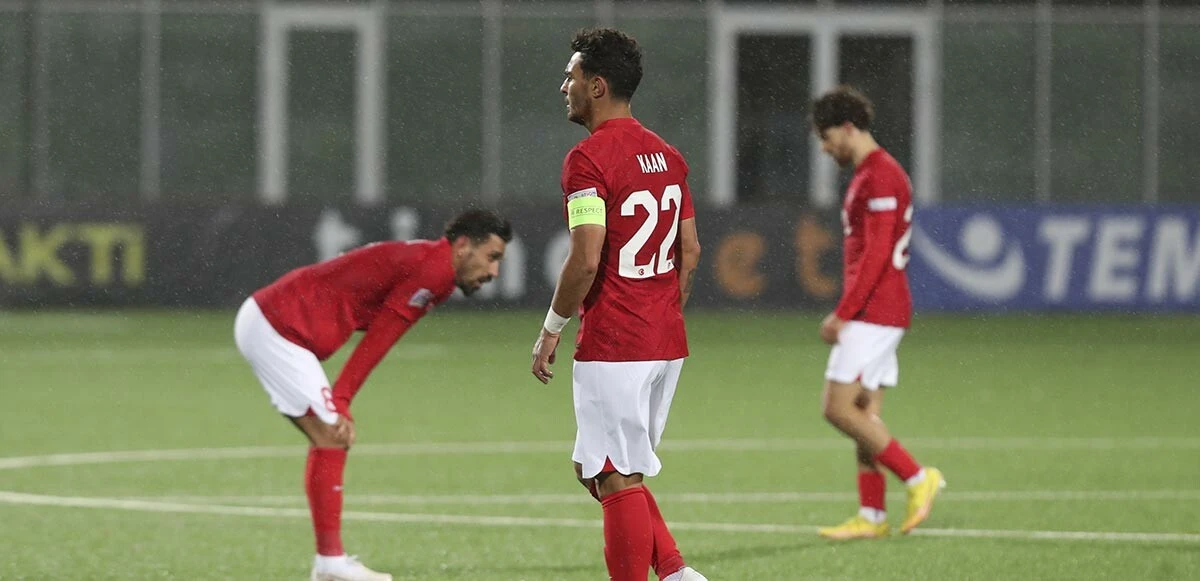 A Milli Takım hüsrana uğrattı! Faroe Adaları&#039;na 2-1 mağlup olduk