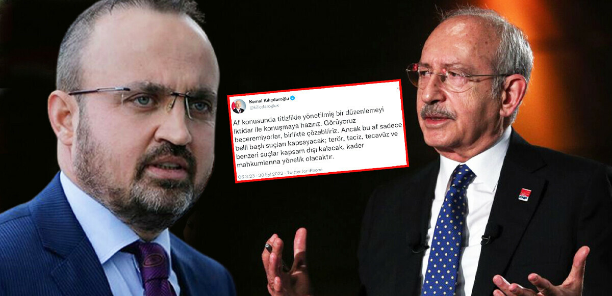 Kılıçdaroğlu'nun genel af teklifine AK Partili Turan'dan sert cevap: Twitter'dan af mı olur Allah aşkına