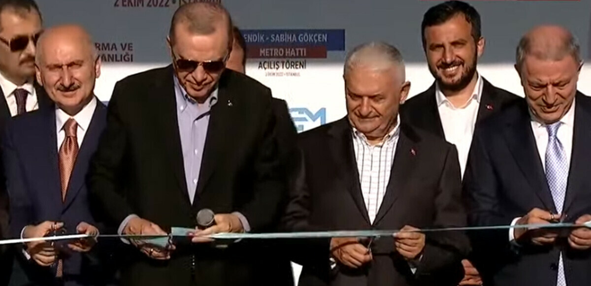 Son dakika! Erdoğan, Pendik-Sabiha Gökçen metro hattının açılışında konuştu: Raylı sistem medeniyettir