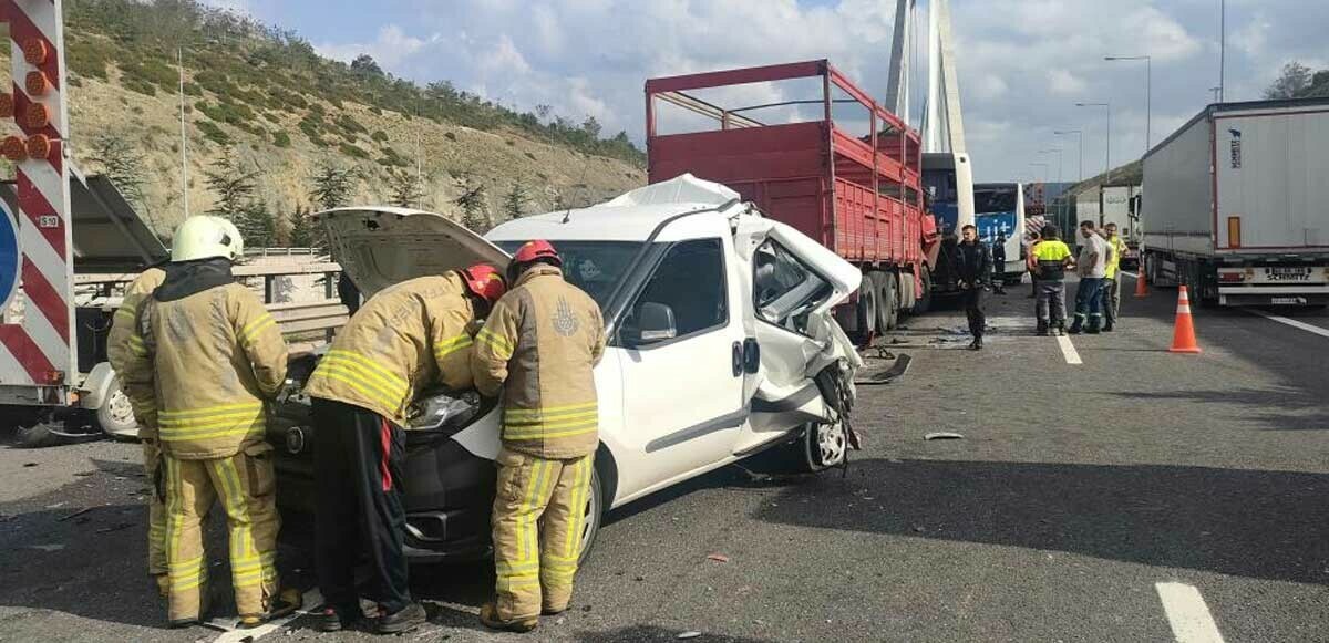 Son dakika! Yavuz Sultan Selim Köprüsü&#039;nde zincirleme kaza: Çok sayıda yaralı var