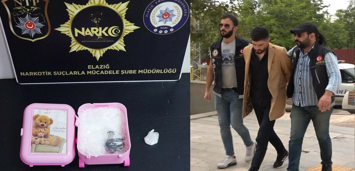 Uyuşturucu taciri pes dedirtti, oyuncak içine saklamış