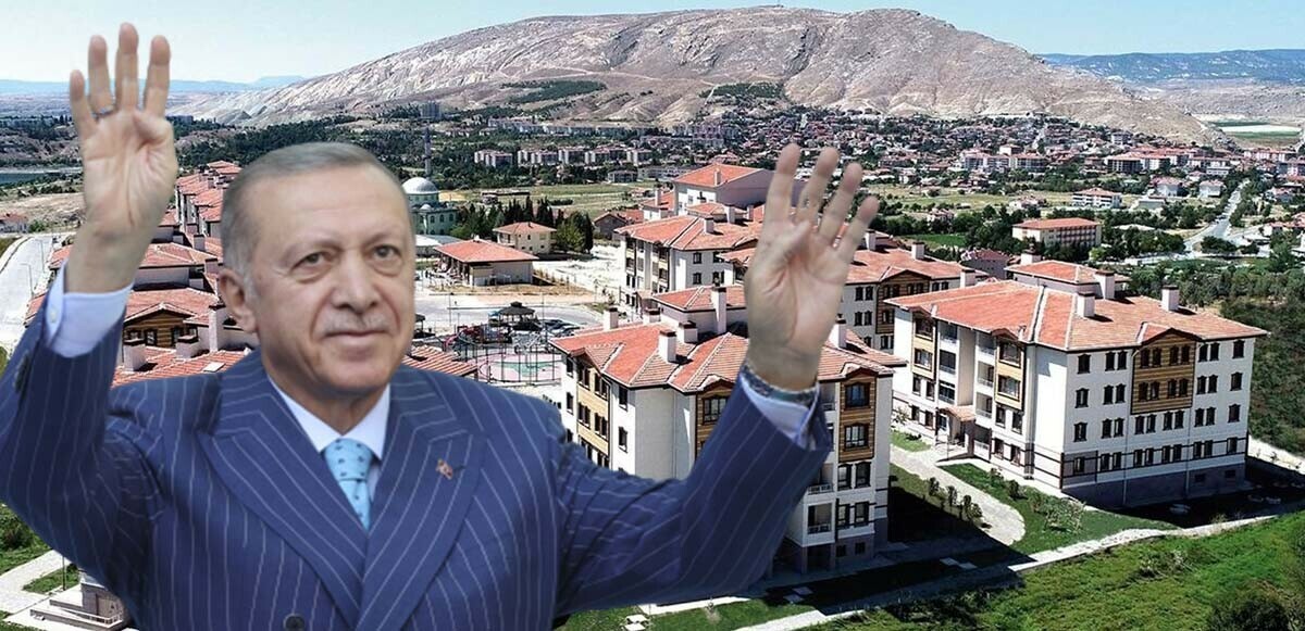 Sosyal konutta ilk temel atıldı! Erdoğan: 2028&#039;e kadar 500 bin konutu teslim edeceğiz