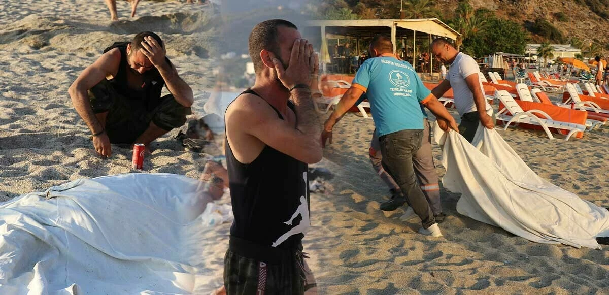 Kleopatra plajında ilginç olay! Denize soktuğu eşek boğularak öldü: Turistler teselli etti
