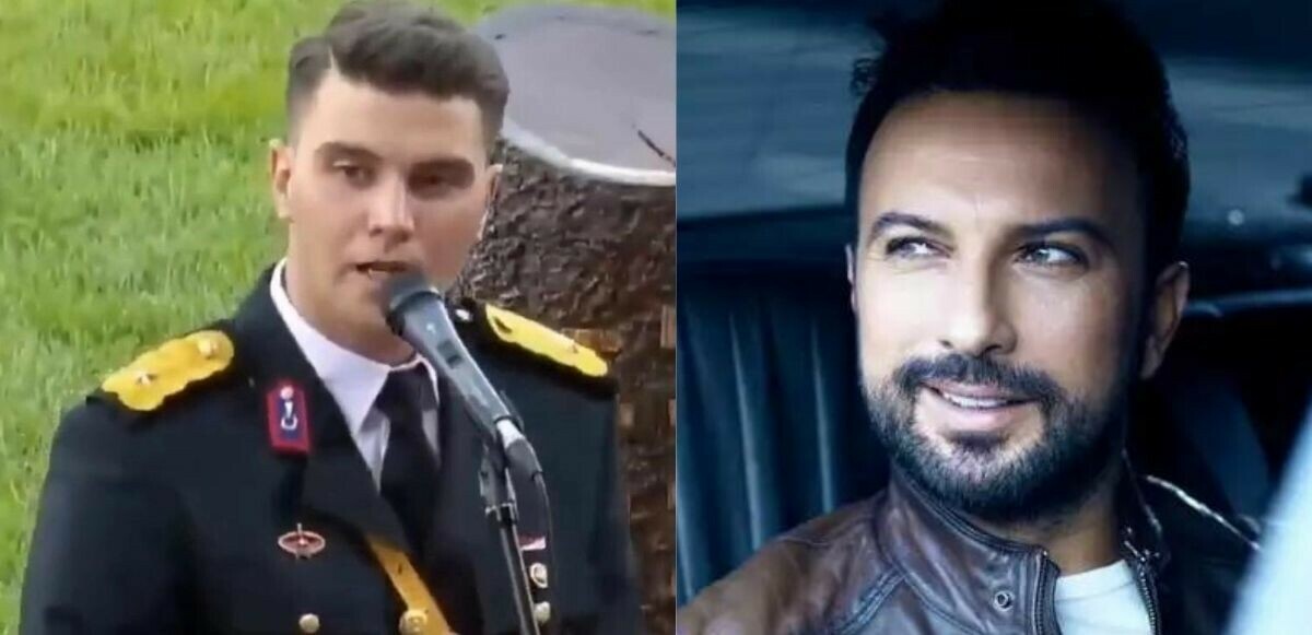 İnci tanem şarkısını seslendiren Teğmen Ahmet’e Tarkan’dan övgü: Ağzına, yüreğine sağlık!