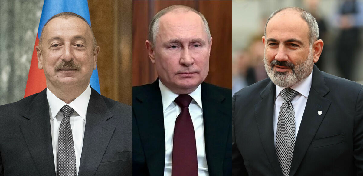 Soçi&#039;de 3&#039;lü zirve: Aliyev, Putin ve Paşinyan Rusya&#039;da bir araya geldi