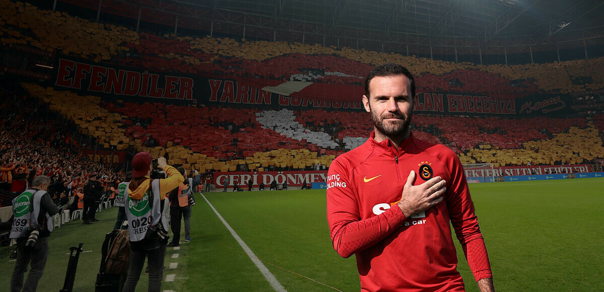 Juan Mata&#039;dan Galatasaray taraftarına büyük övgü: Stadımızdaki atmosferi gördükten sonra...