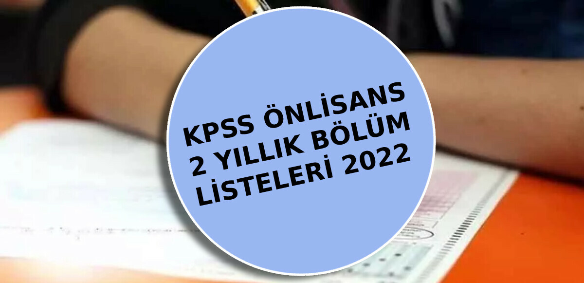 KPSS 2 yıllık bölümler hangileri? Puanlar düşük gelmişti