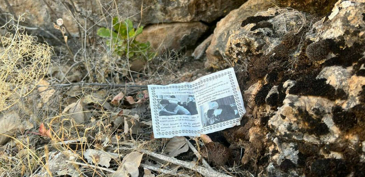 Hakkari’de dağlardaki teröristlere ‘teslim ol’ bildirisi atıldı