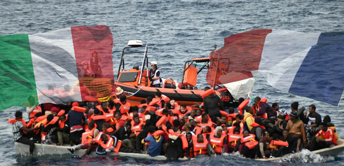 Fransa ile İtalya arasında düzensiz göçmen krizi! Her ikisi de birbirini suçladı