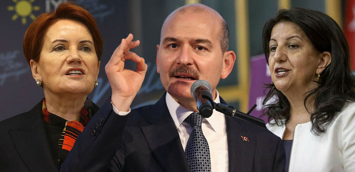 Bakan Soylu&#039;dan İYİ Parti-HDP kavgasına ilginç benzetme: Kavga ettiklerine bakmayın &#039;tantana&#039; yapıyorlar