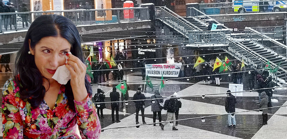 İsveç&#039;te &#039;Pençe-Kılıç&#039; paniği! Terör yandaşları protesto etti, PKK&#039;lı vekil yardım istedi