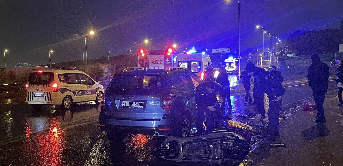 Üniversite öğrencisi otomobiliyle motokuryeye çarptı: 1 kişi öldü