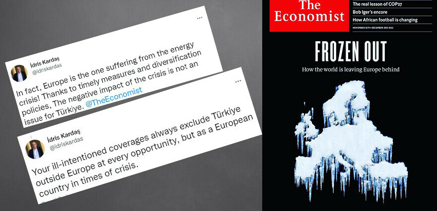 The Economist&#039;ten skandal kapak! Türkiye&#039;nin soğuktan donduğunu iddia ettiler