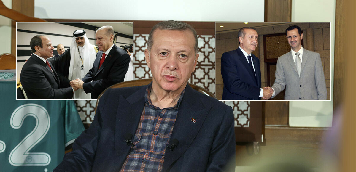 Cumhurbaşkanı Erdoğan&#039;dan Mısır ve Suriye mesajı: Siyasette küslük olmaz