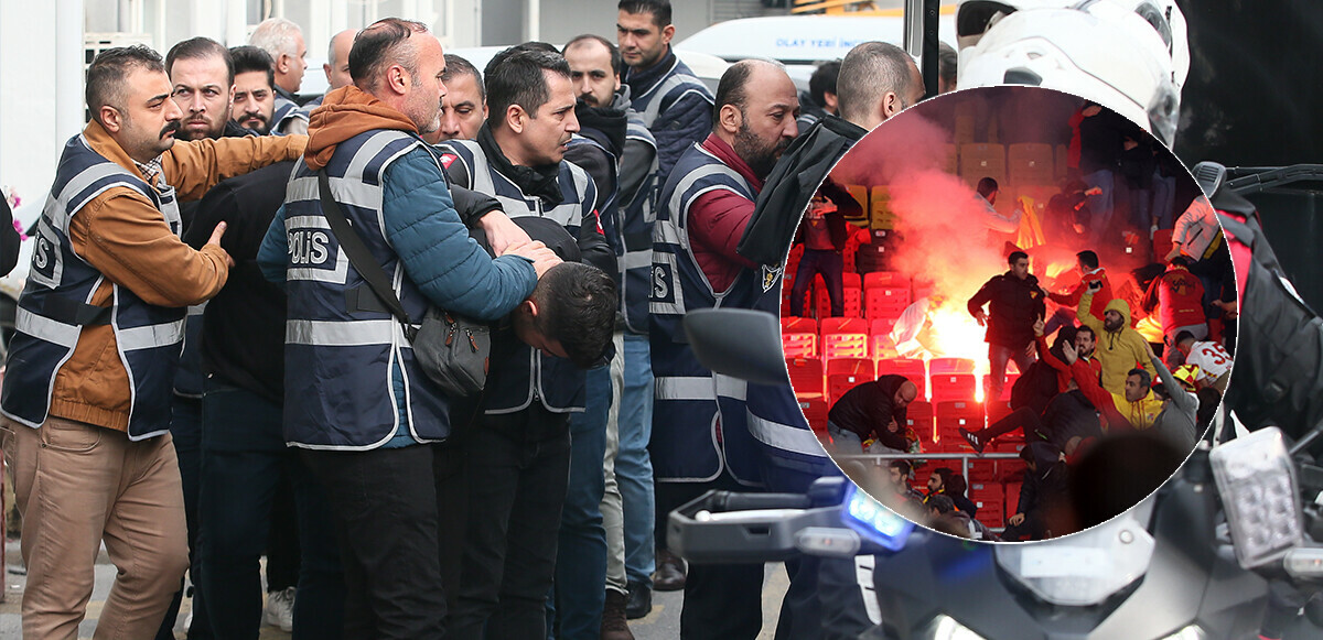Göztepe-Altay maçında çıkan olaylarda adliyeye sevk edilen 28 şüpheliden 19’u tutuklandı