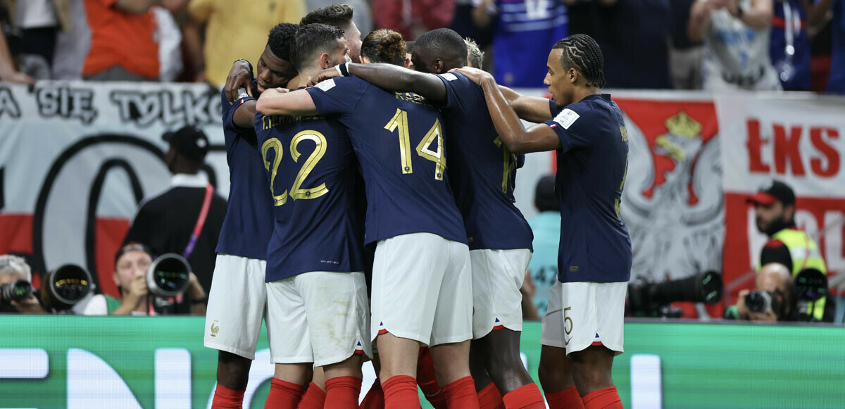 Fransa rahat kazandı, çeyrek finale yükseldi! Maç sonucu: Fransa 3-1 Polonya