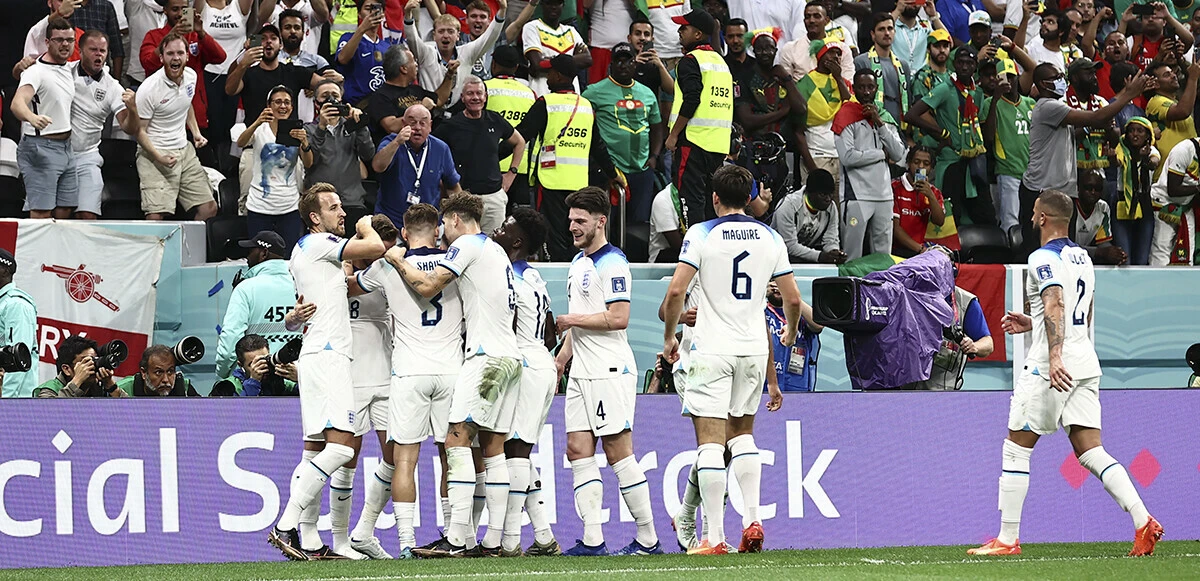 Senegal&#039;i rahat geçen İngiltere, çeyrek finalde Fransa&#039;ya rakip oldu