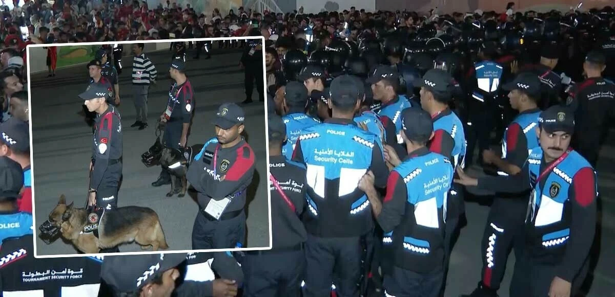 Fas-İspanya maçı öncesinde arbede yaşandı: Türk Polisi felakete engel oldu!