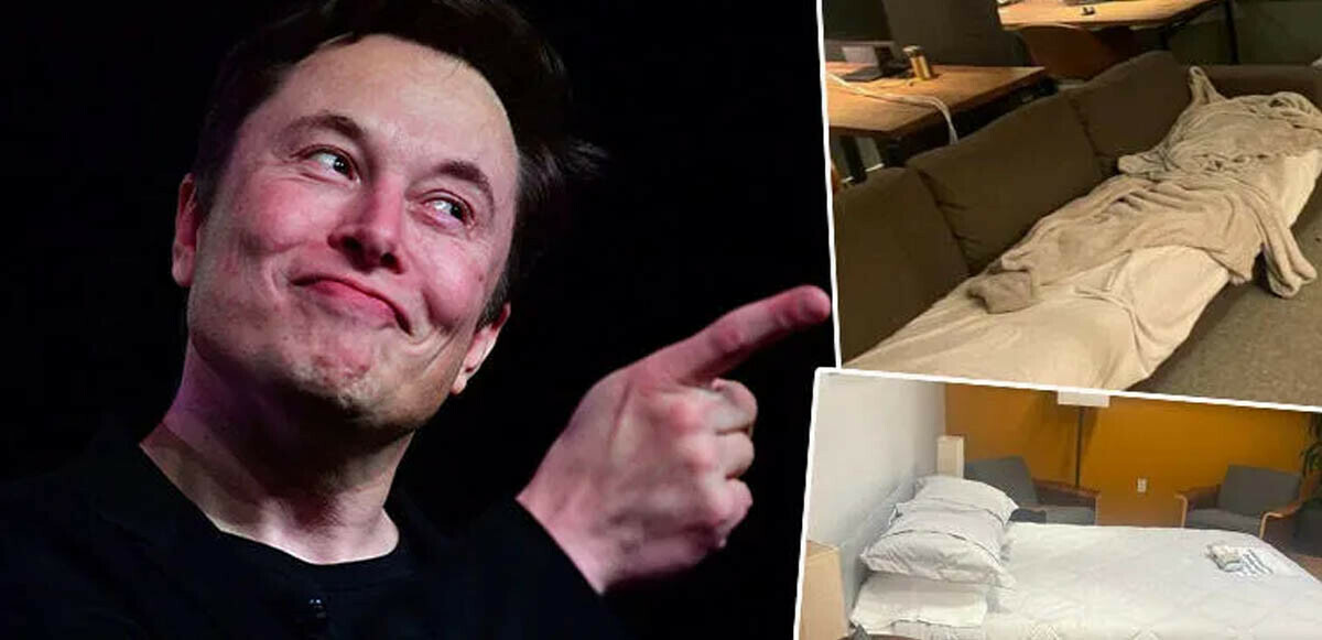 ‘Çok çalışın’ diyen Elon Musk, Twitter ofisine yatak yerleştirdi!