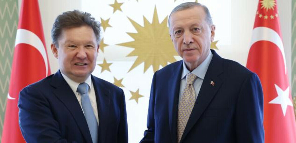 Cumhurbaşkanı Erdoğan, Gazprom&#039;un CEO&#039;su ile bir araya geldi: Türkiye&#039;ye doğalgaz merkezi yapılacak