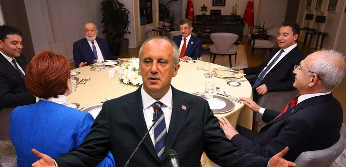 Muharrem İnce, 6&#039;lı masaya yüklendi: Bu rüyaya kim inanır