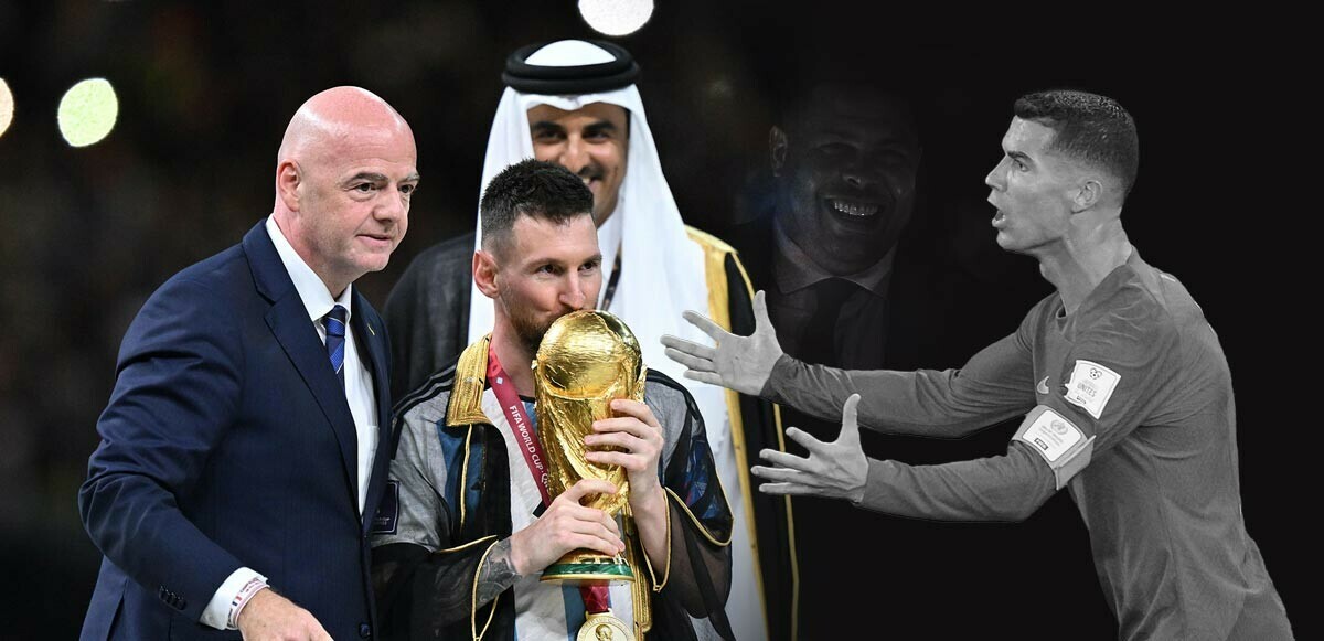 Ronaldo tebrik etti! Arjantin&#039;le Dünya Kupası&#039;nı kazanan Lionel Messi için dikkat çeken sözler...