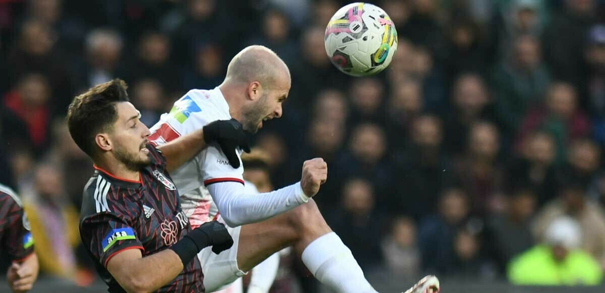 Kartal, Antep&#039;te 1 puanı kurtardı! Maç sonucu: Gaziantep FK 1-1 Beşiktaş