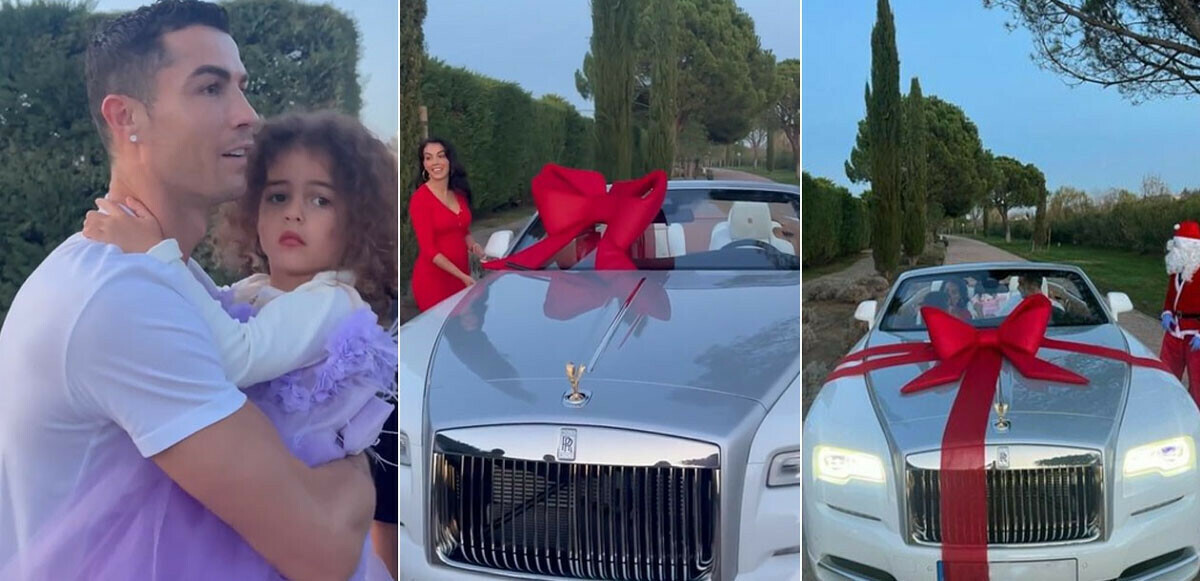 Cristiano Ronaldo&#039;ya, sevgilisi Georgina&#039;dan binlerce dolarlık hediye