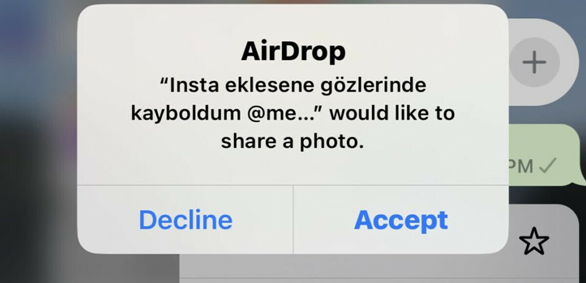 Sokakta, metroda… Tacizcilerin yeni kanalı şimdi de ‘AirDrop’