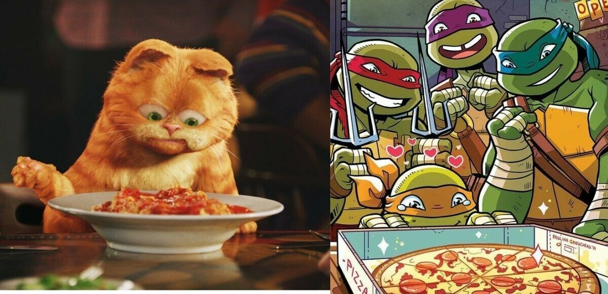 Ninja kaplumbağa pizzası, Garfield Lazanyası, Şirin pastası: İşte meşhur çizgi film yemeklerinin orijinal tarifleri!