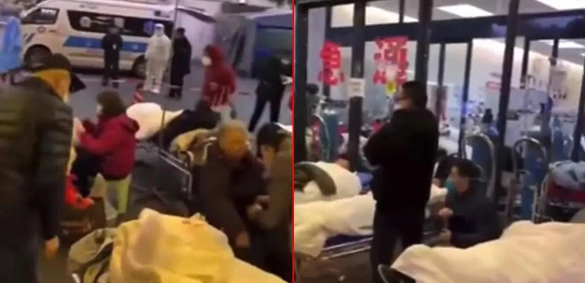 Pekin'de Covid-19 vakaları zirvede Şangay'ın ise yüzde 70'i virüslü! Hastalar sokaklara taştı