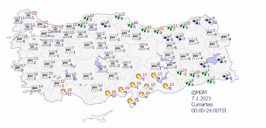 Sağanak, sis ve pus… Meteoroloji hava tahmin raporunu yayınladı, uyarılarını peş peşe sıraladı