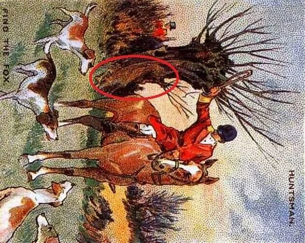 Süper zekalı olduğunuzu kanıtlamanın en hızlı yolu: Eski resimdeki tilkiyi 9 saniyede bulabilir misiniz?