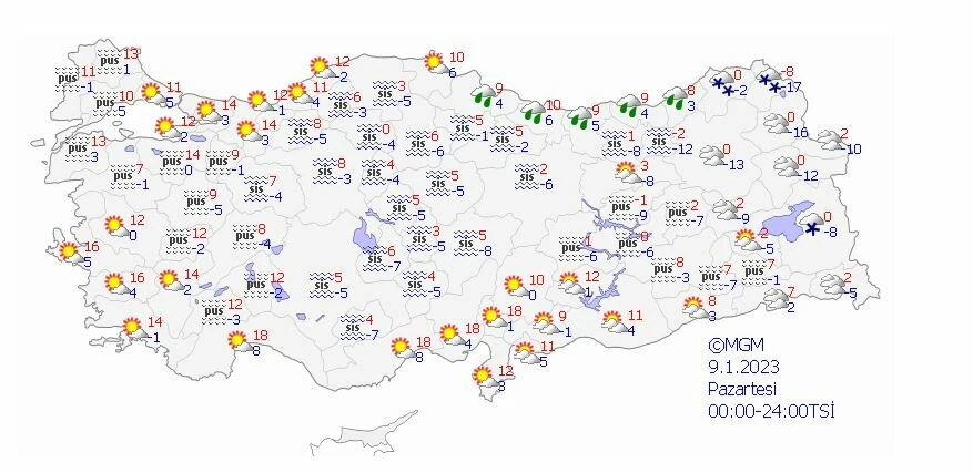 Donacağız: Kar ve sağanak yurdu etkisi altına alıyor (6 Ocak güncel hava durumu)