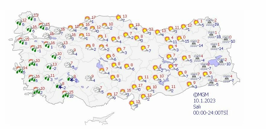Sıcaklıklar eksi 14’e kadar indi! Meteoroloji’den bölge bölge kar uyarısı (5 günlük hava tahmin raporu)